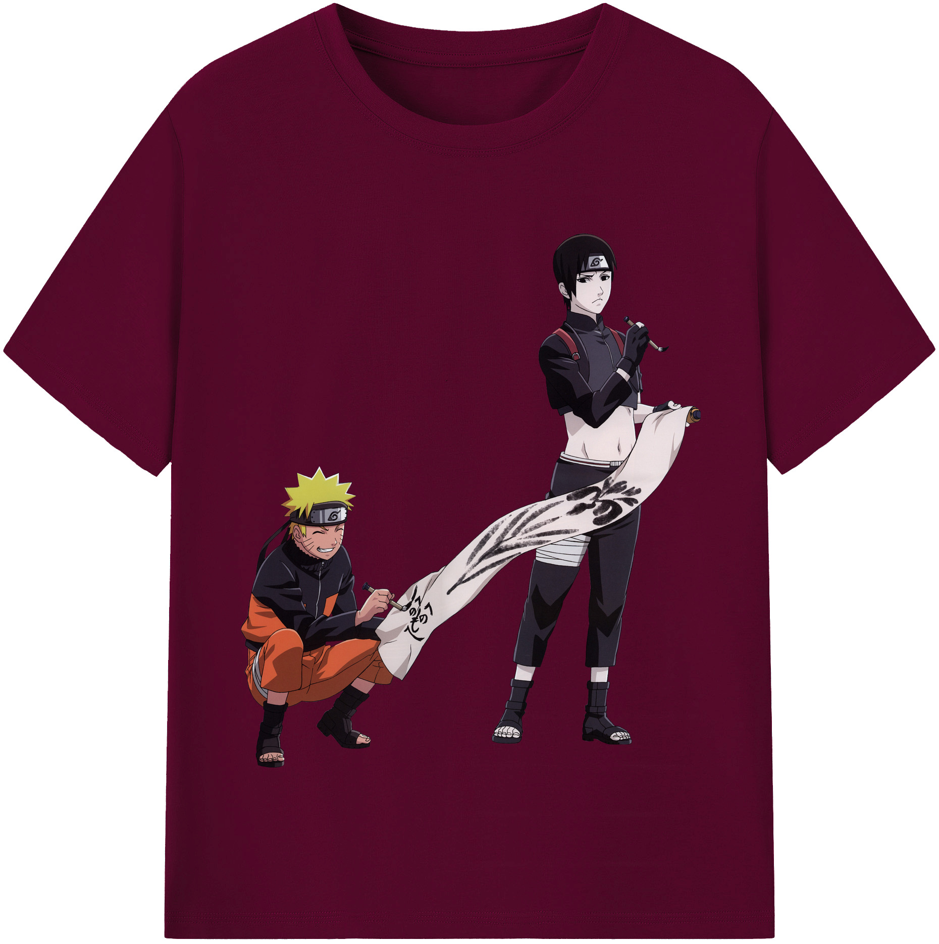 （画像用） NARUTO -ナルト- うずまき ナルト Uzumaki Naruto レディースカジュアルプリントTシャツ（綿100％）